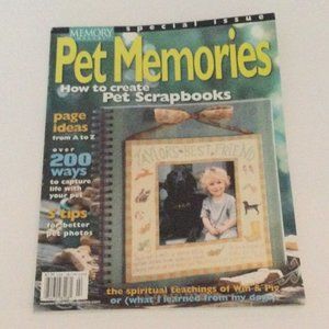 Pet Memories Pet Scrapbook Magazine